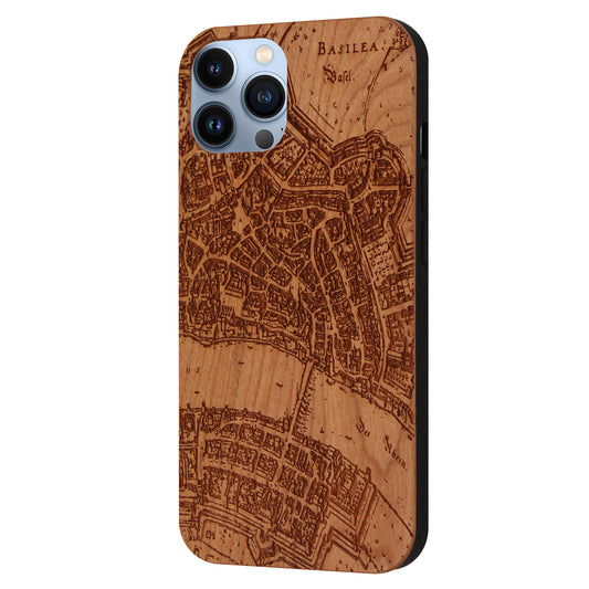 Basel Merian Eden Case made with Cherry Wood for the iPhone 13 Pro Max