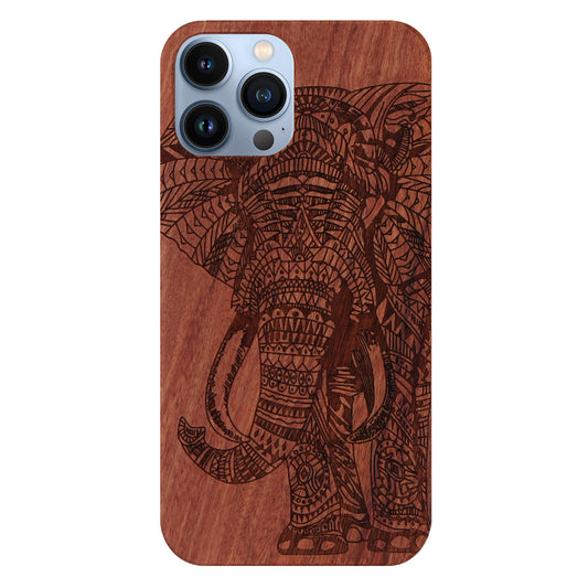 Elephant Eden Case made with Rose Wood for the iPhone 13 Pro Max