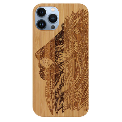 Lion Eden Case made with Bamboo for the iPhone 13 Pro Max