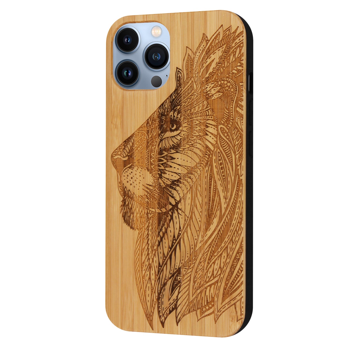 Lion Eden Case made with Bamboo for the iPhone 13 Pro Max