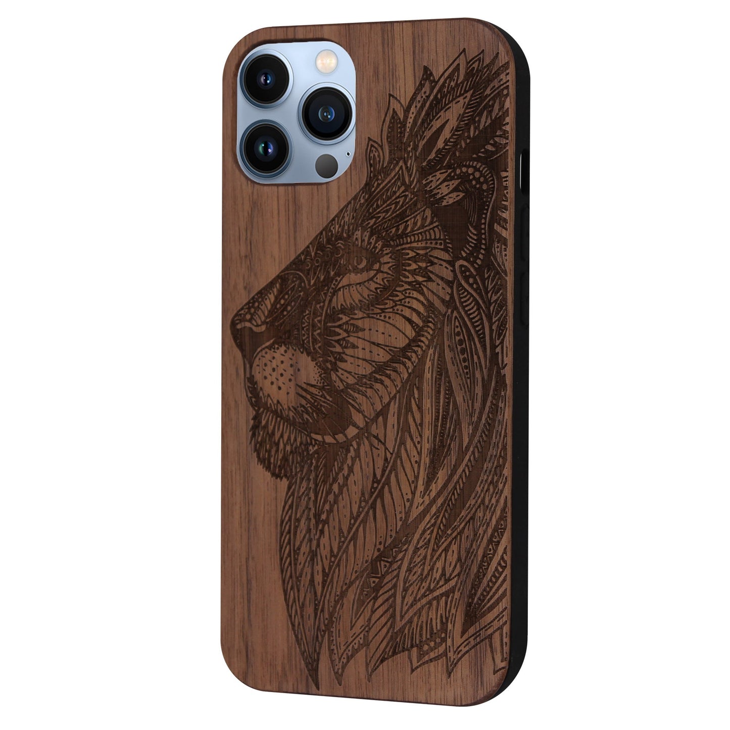 Löwe Eden Walnut Wood Case for iPhone 14 Pro Max with MagSafe