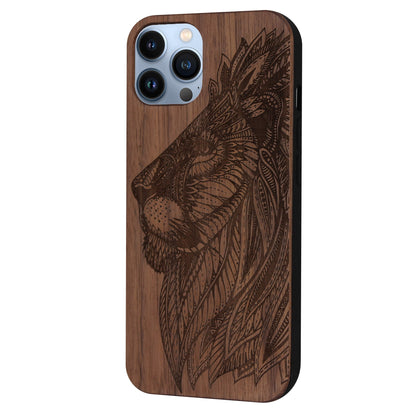 Löwe Eden Walnut Wood Case for iPhone 14 Pro Max with MagSafe