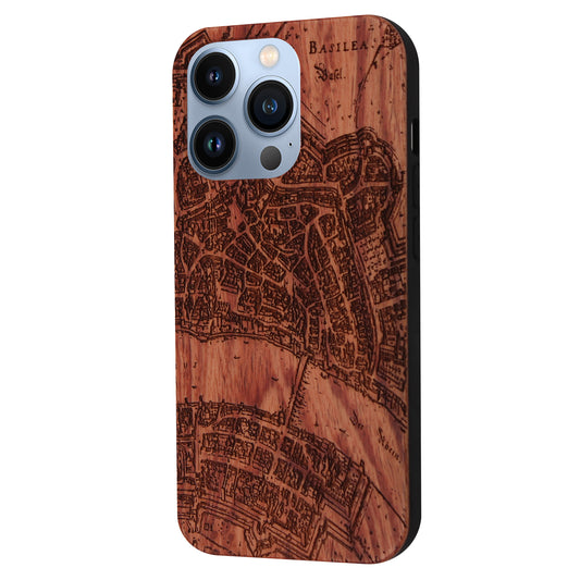 Basel Merian Eden Case made with Rose Wood for the iPhone 13 Pro