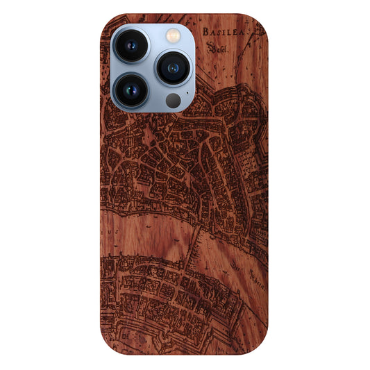Basel Merian Eden Case made with Rose Wood for the iPhone 13 Pro