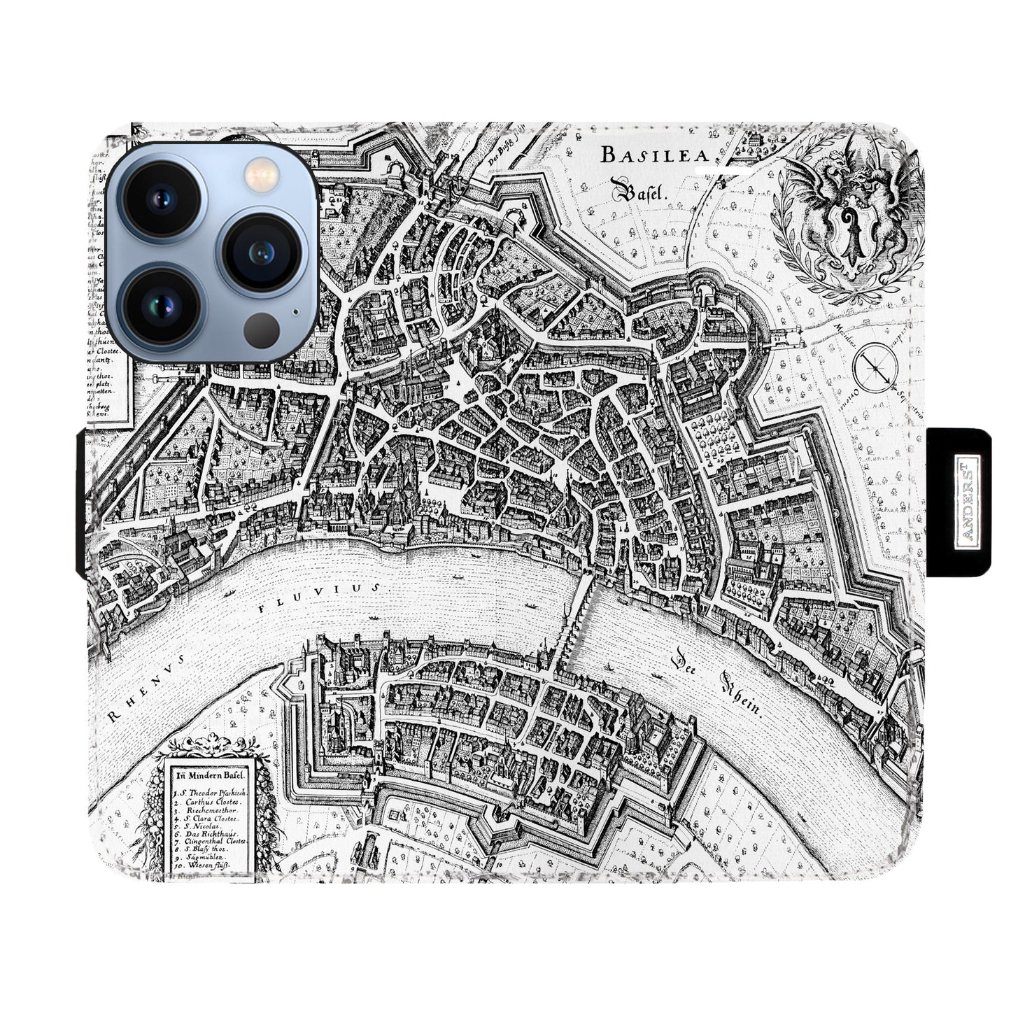 Basel Merian Victor Case für das iPhone 13 Pro