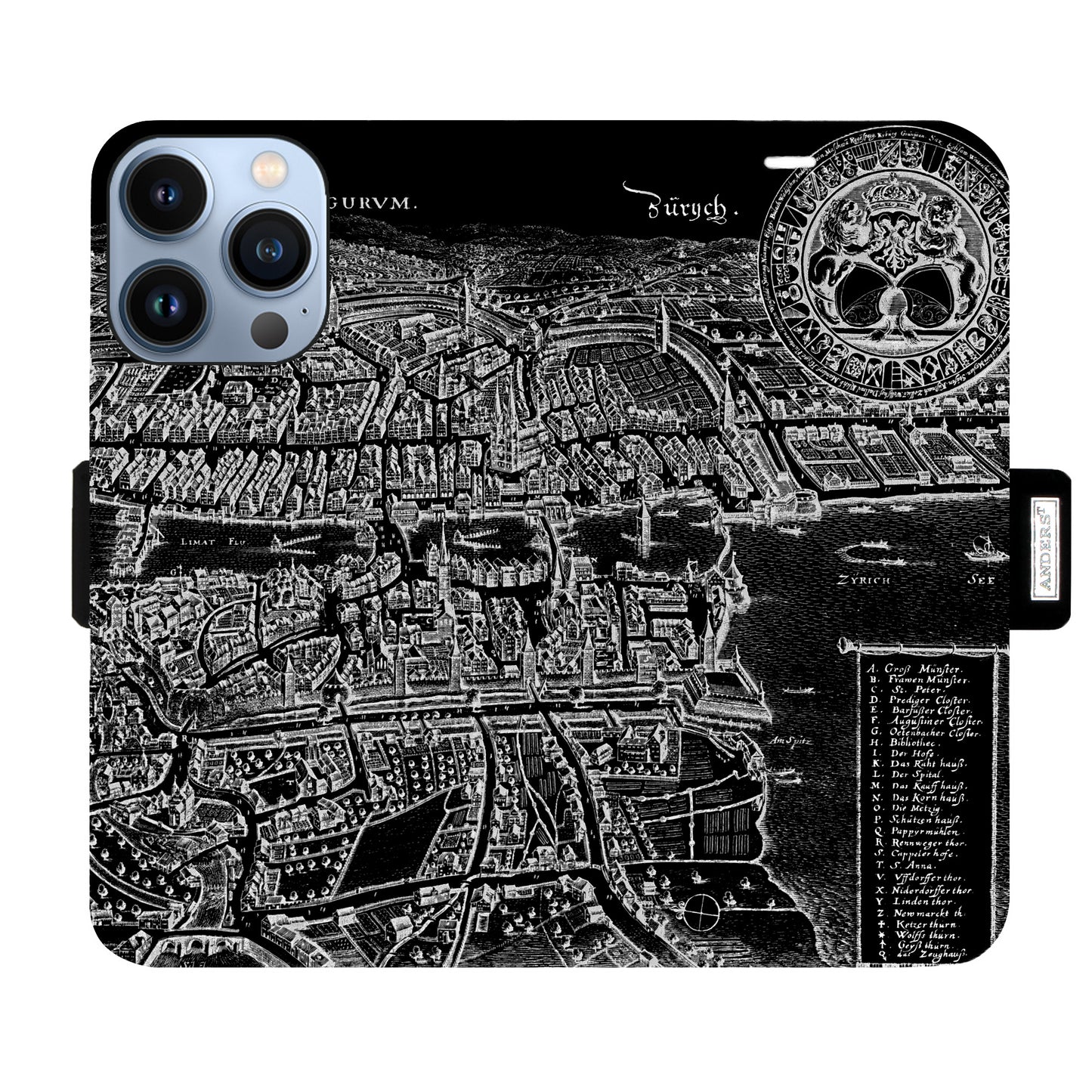 Zurich Merian Negative Victor Case for the iPhone 13 Pro