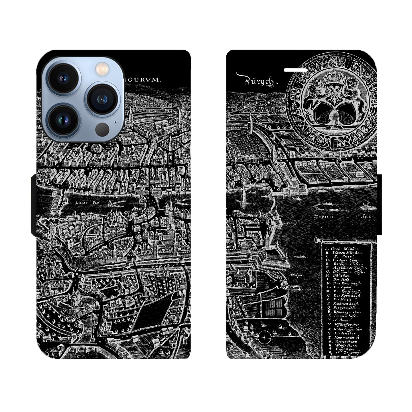 Zurich Merian Negative Victor Case for the iPhone 13 Pro