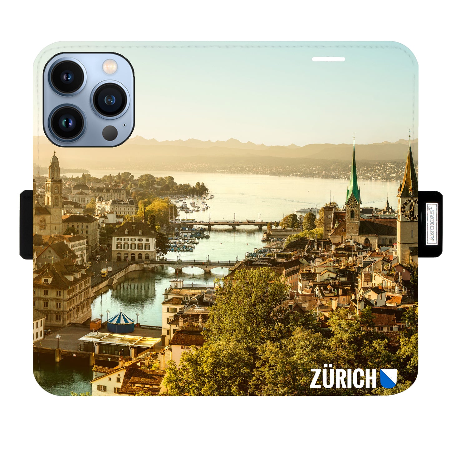 Zurich City from Above Victor Case for the iPhone 13 Pro
