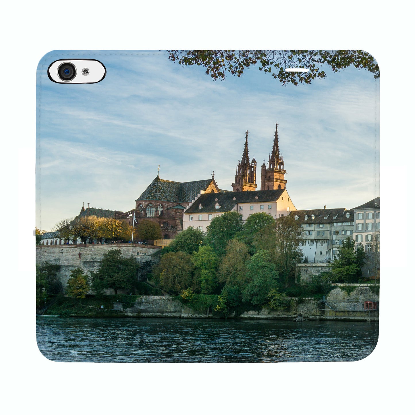 Basel City Münster Panorama Case für das iPhone 5/5S/SE 2016