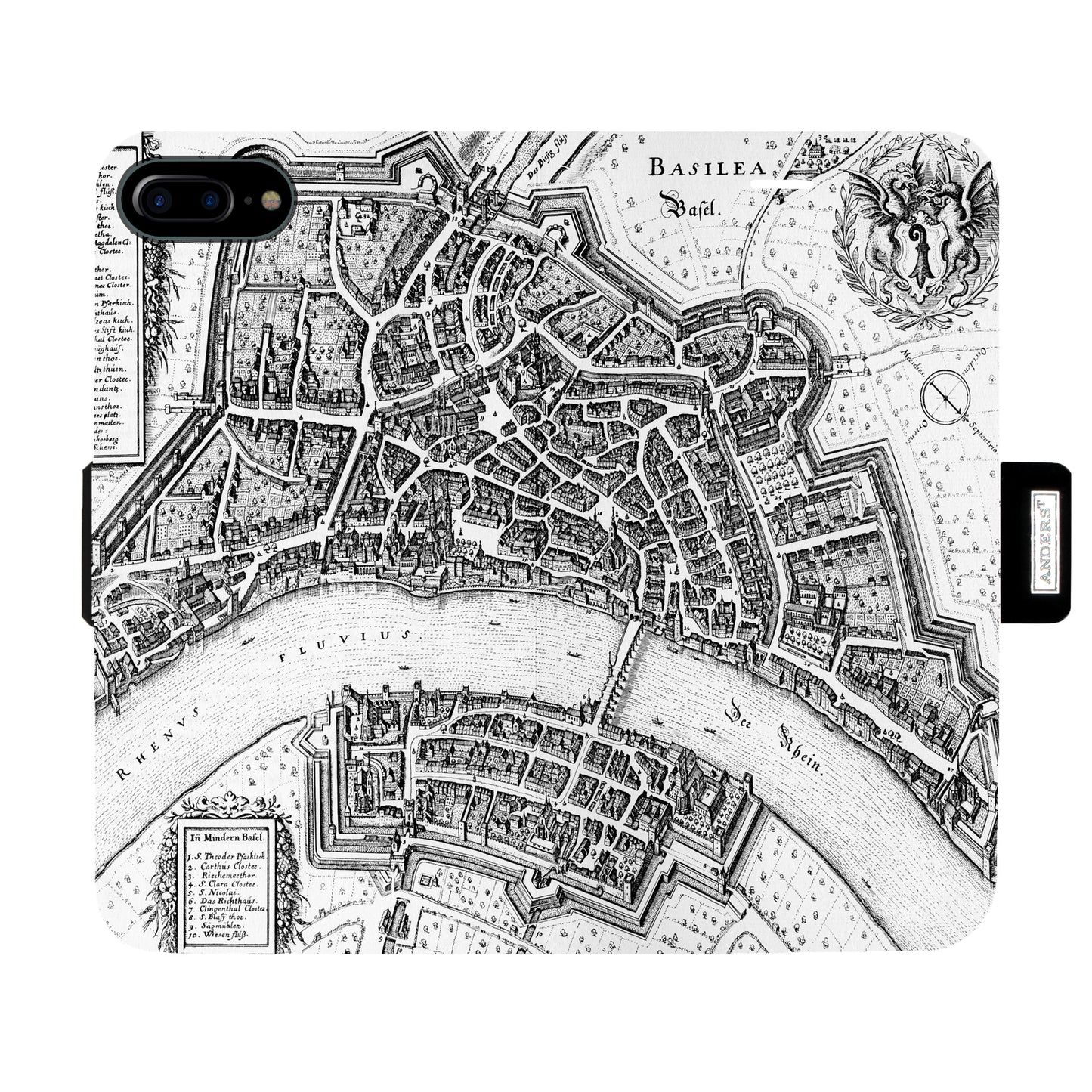 Basel Merian Victor Case für das iPhone 6/6S/7/8 Plus