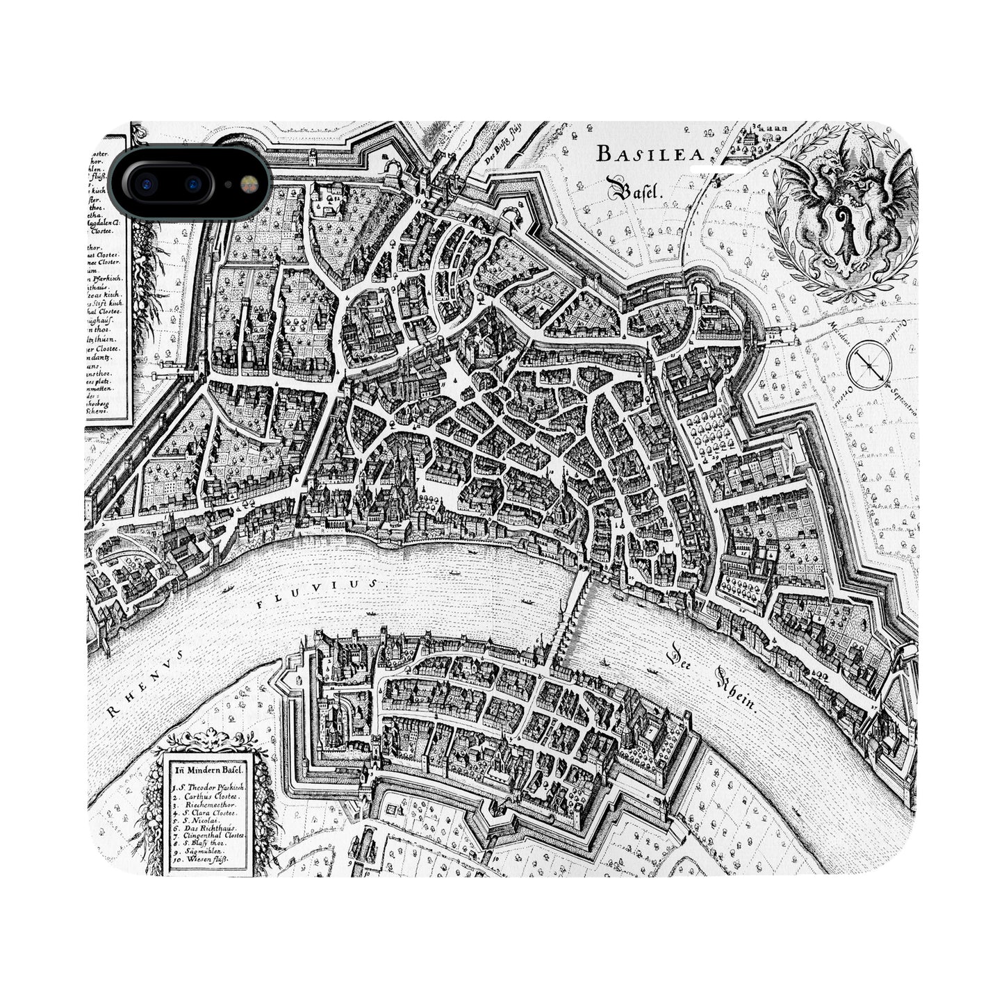 Basel Merian Panorama Case für das iPhone 6/6S/7/8 Plus