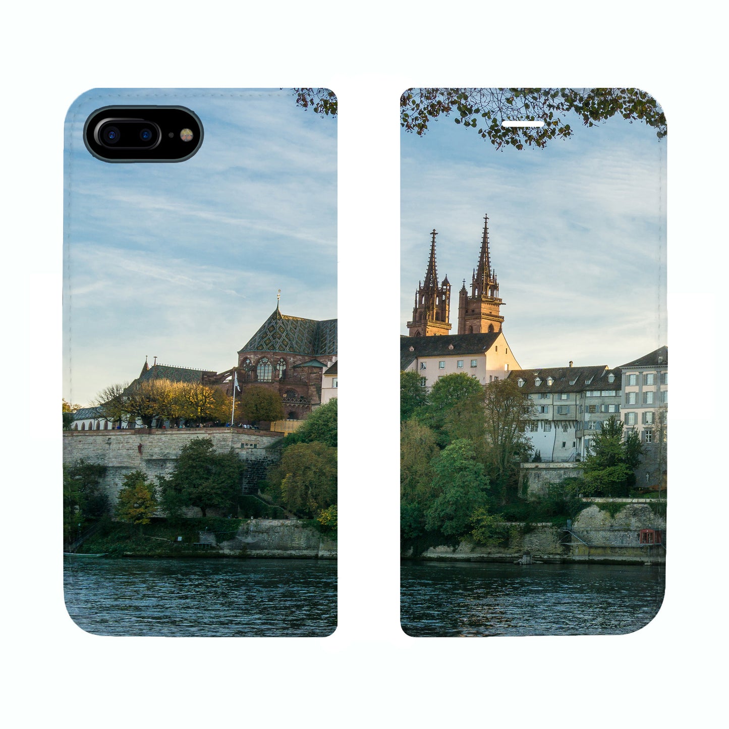 Basel City Münster Panorama Case für das iPhone 6/6S/7/8 Plus