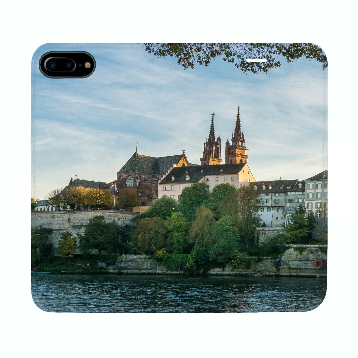 Basel City Münster Panorama Case für das iPhone 6/6S/7/8 Plus