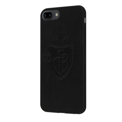 FC Basel 1K Stitch Case für das iPhone 6/6S/7/8 Plus (Black-on-Black)