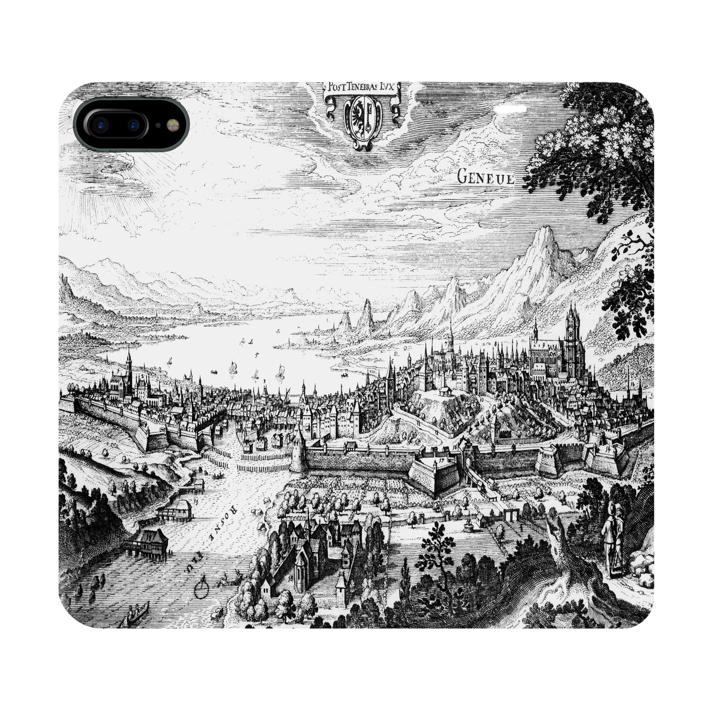 Genève Merian Panorama Case für das iPhone 6/6S/7/8 Plus