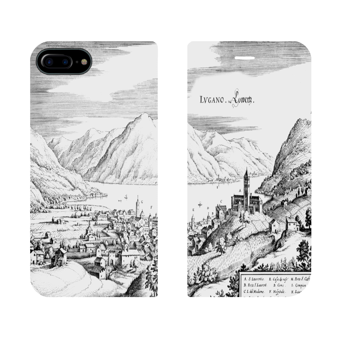 Lugano Merian Panorama Case for the iPhone 6/6S/7/8 Plus