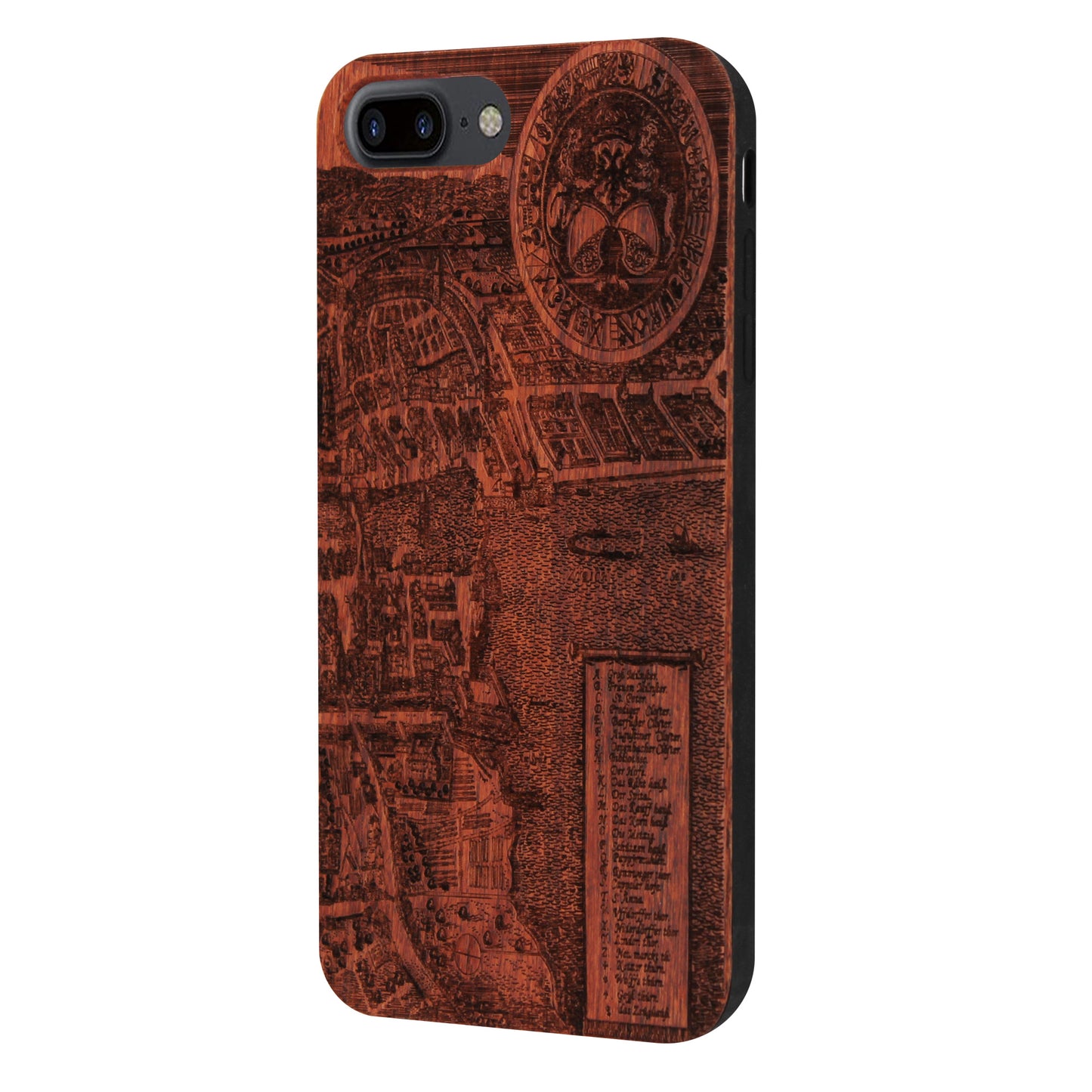 Zürich Merian Eden Case aus Rosenholz für das iPhone 6/6S/7/8 Plus