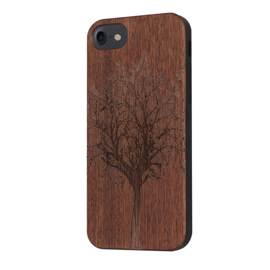 Tree of Life Eden Case made with Walnut Wood for the iPhone 6/6S/7/8/SE 2020/SE 2022