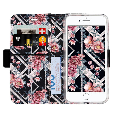 Black Flower Victor Case for the iPhone 6/6S/7/8/SE 2020/SE 2022