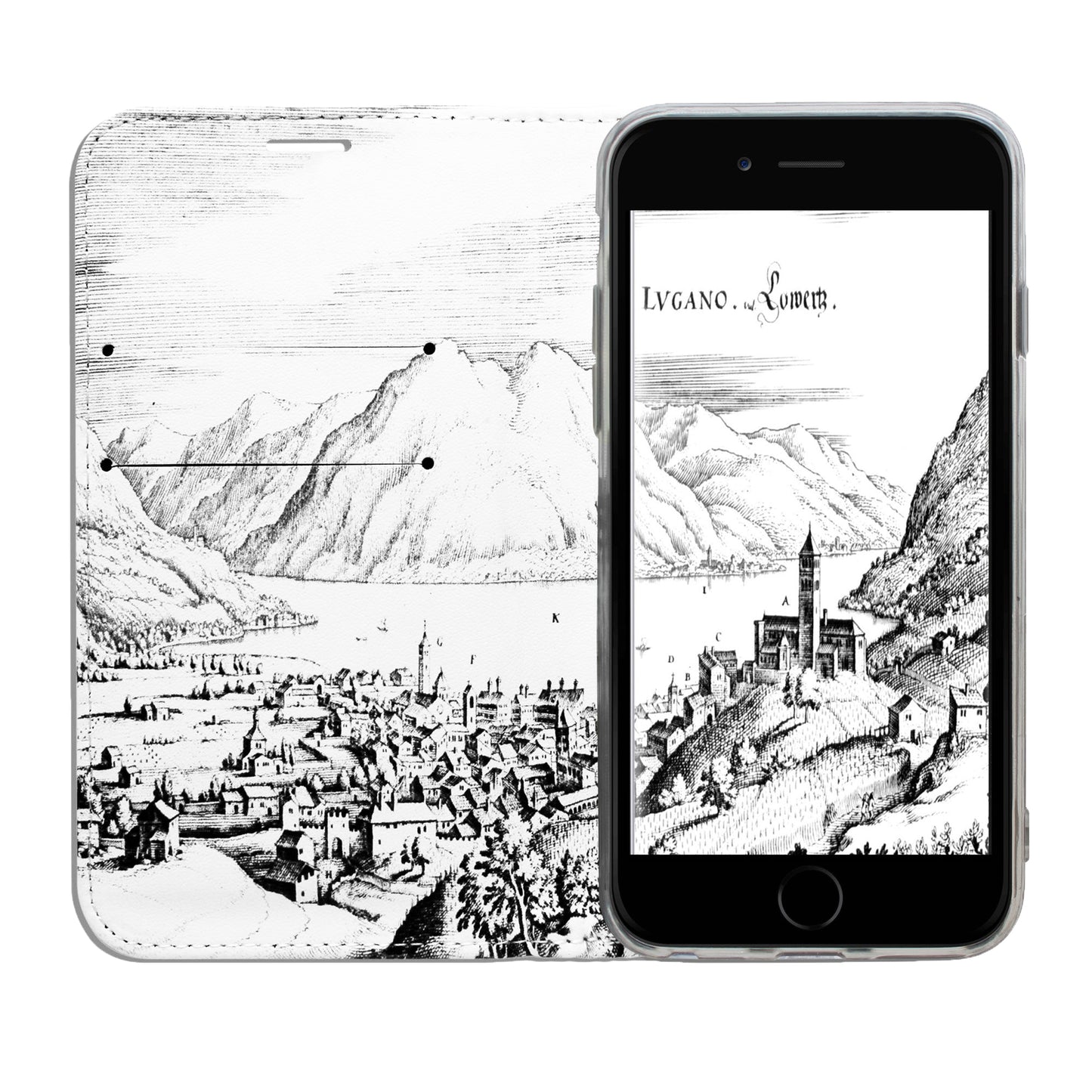 Lugano Merian Panorama Case for the iPhone 6/6S/7/8/SE 2020/SE 2022