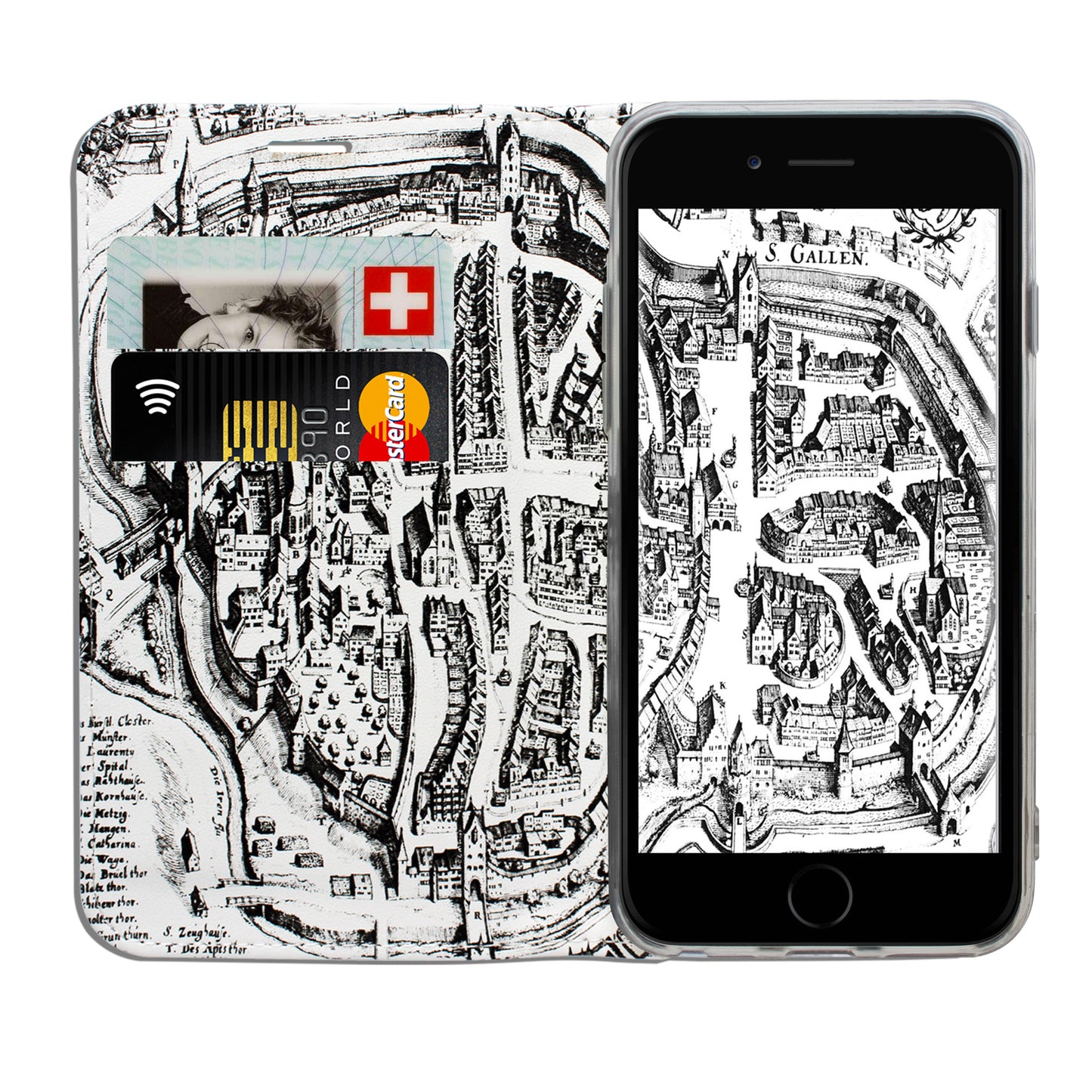 St. Gallen Merian Panorama Case for the iPhone 6/6S/7/8/SE 2020/SE 2022