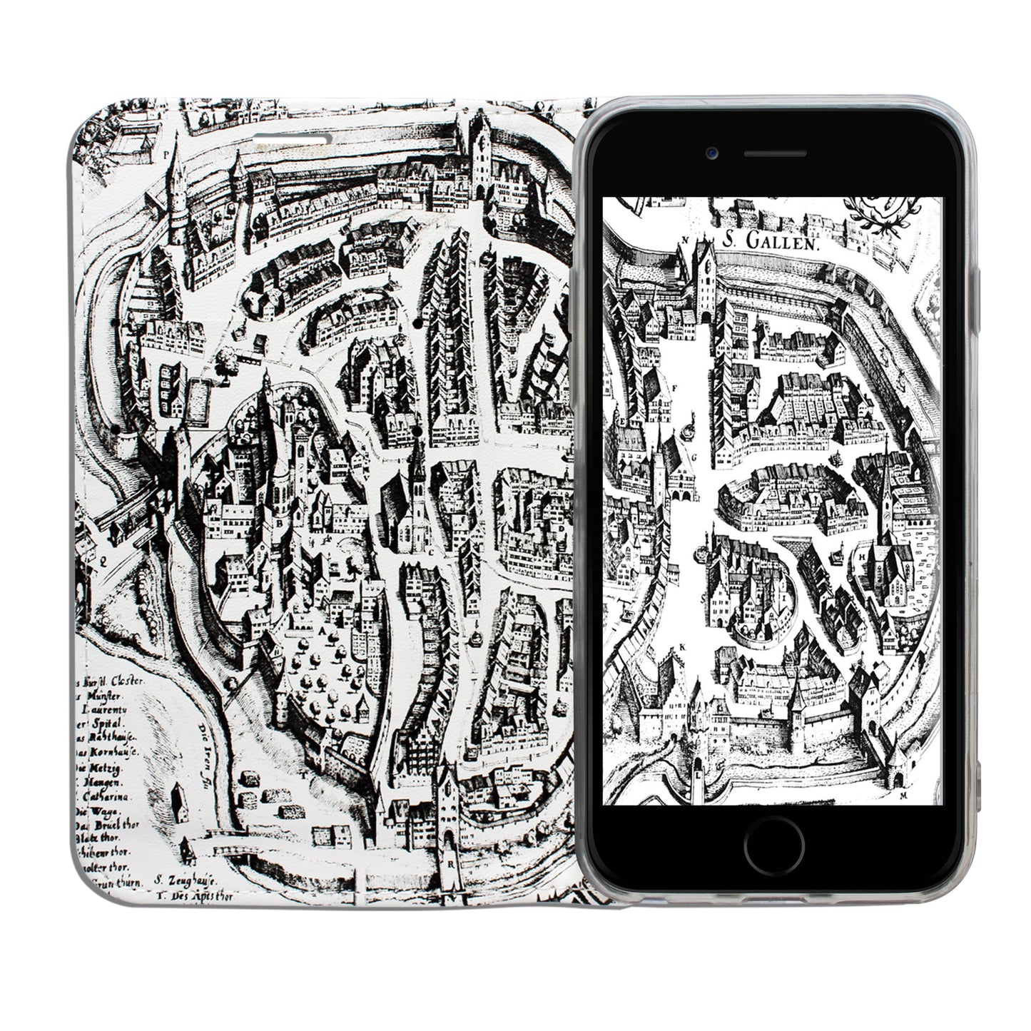 St. Gallen Merian Panorama Case for the iPhone 6/6S/7/8/SE 2020/SE 2022