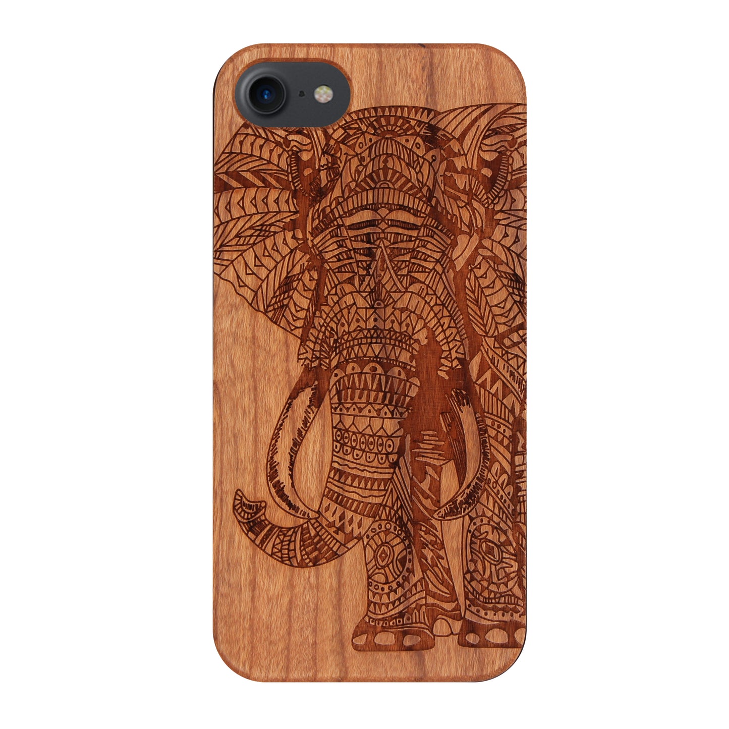 Elephant Eden Case made with Cherry Wood for the iPhone 6/6S/7/8/SE 2020/SE 2022