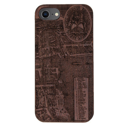 Zurich Merian Eden Case made with Walnut Wood for the iPhone 6/6S/7/8/SE 2020/SE 2022