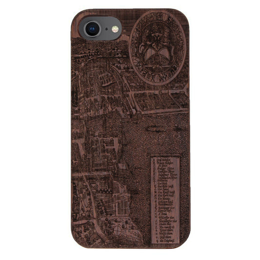 Zurich Merian Eden Case made with Walnut Wood for the iPhone 6/6S/7/8/SE 2020/SE 2022