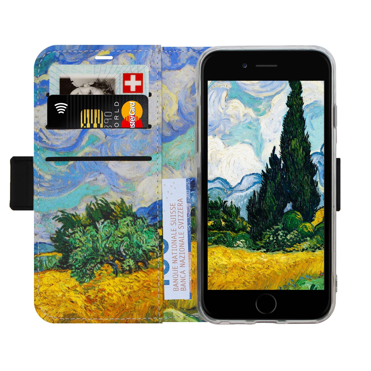 Van Gogh - Weizenfeld mit Zypressen Victor Case für das iPhone 6/6S/7/8/SE 2020/SE 2022