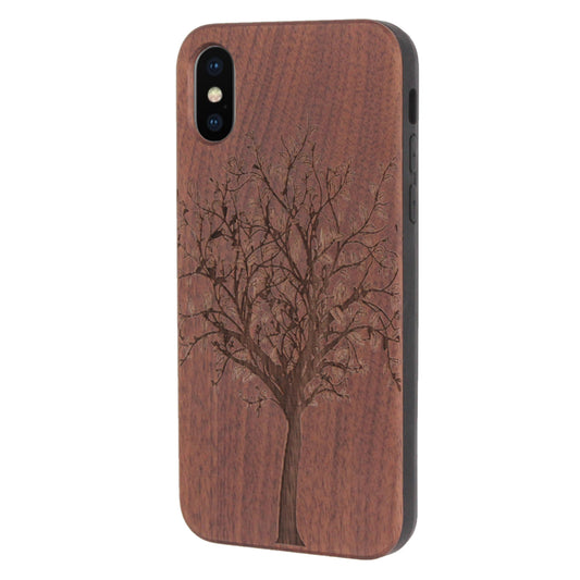 "Tree of Life" Eden Case made with Walnut Wood for the iPhone X / XS