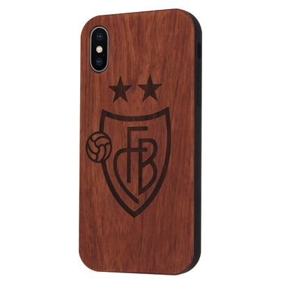 FC Basel Eden Case aus Rosenholz für das iPhone XS Max