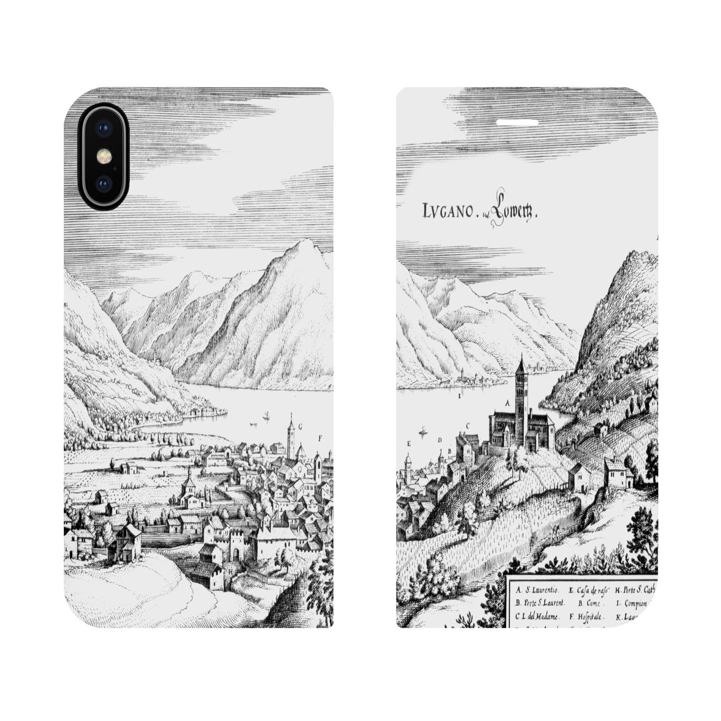 Lugano Merian Panorama Case for the iPhone X / XS