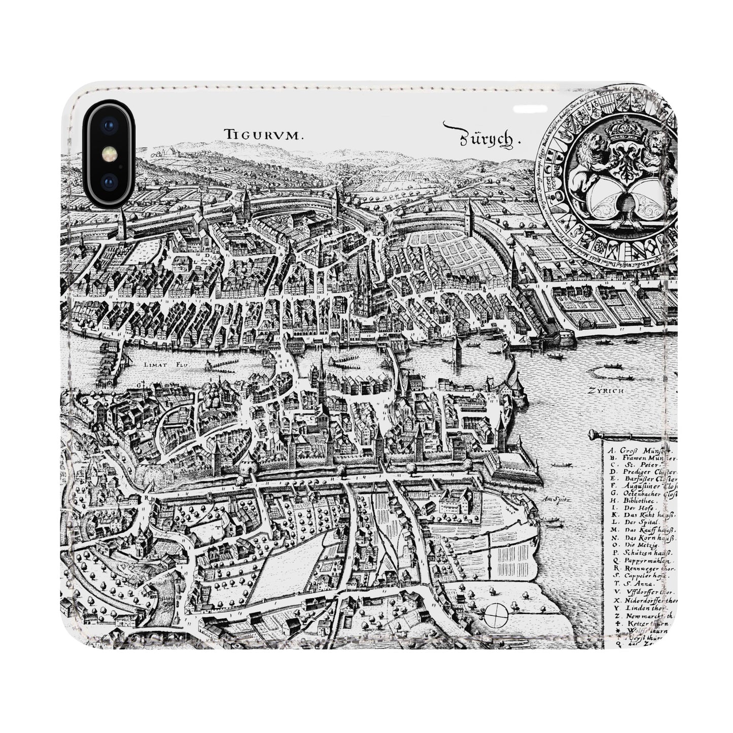 Zurich Merian Panorama Case for the iPhone X / XS