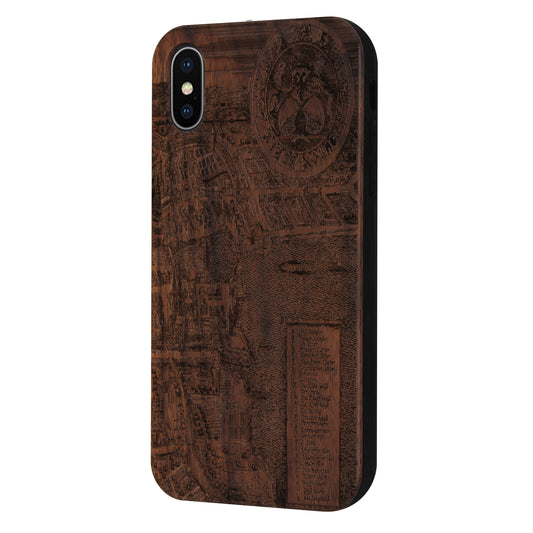Zurich Merian Eden Case made with Walnut Wood for the iPhone X / XS