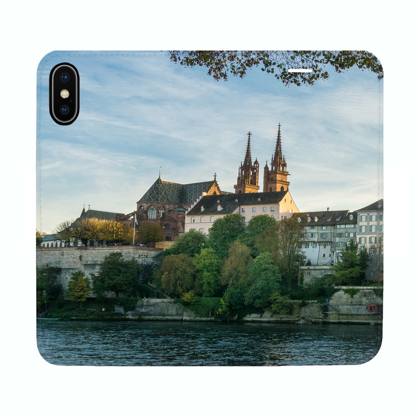 Basel City Cathedral Panorama Case for the iPhone X / XS