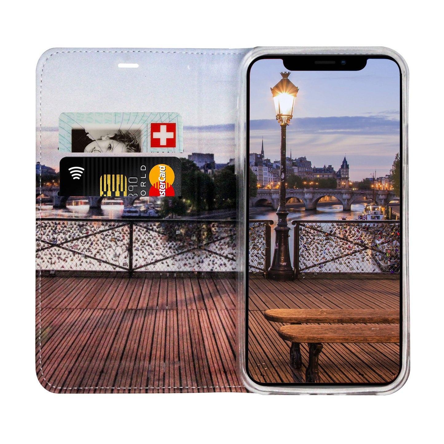 Paris City La Seine Panorama Case for the iPhone X / XS
