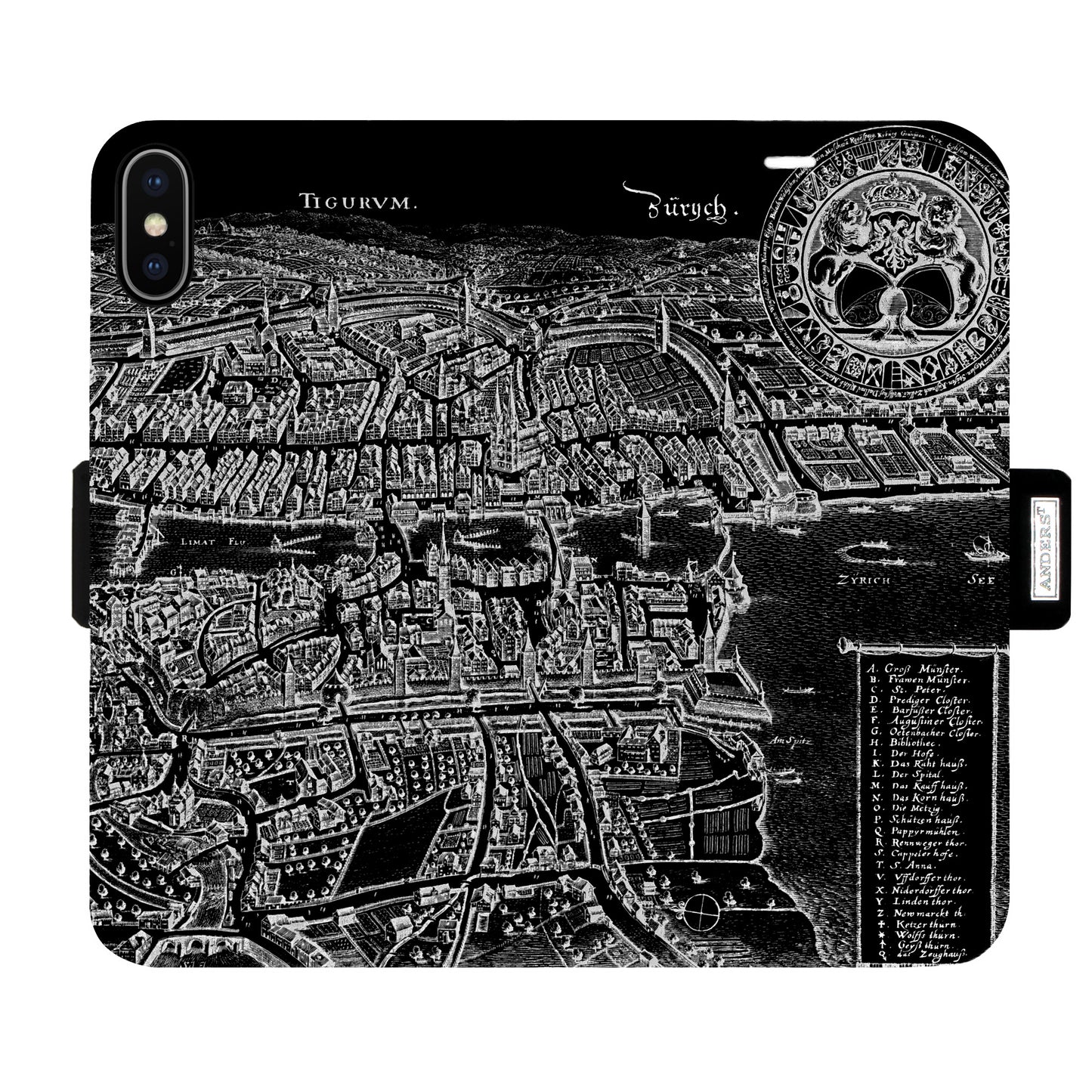 Zurich Merian Negative Victor Case for the iPhone X/XS