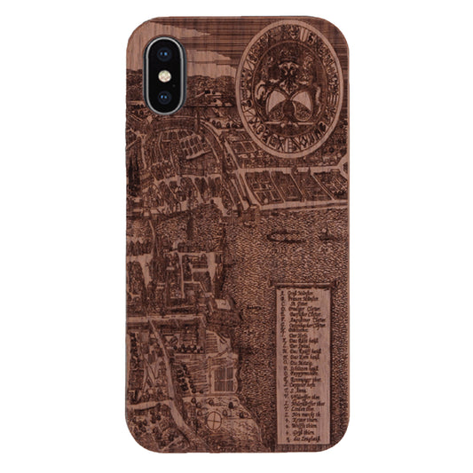 Zurich Merian Eden Case made with Walnut Wood for the iPhone X / XS