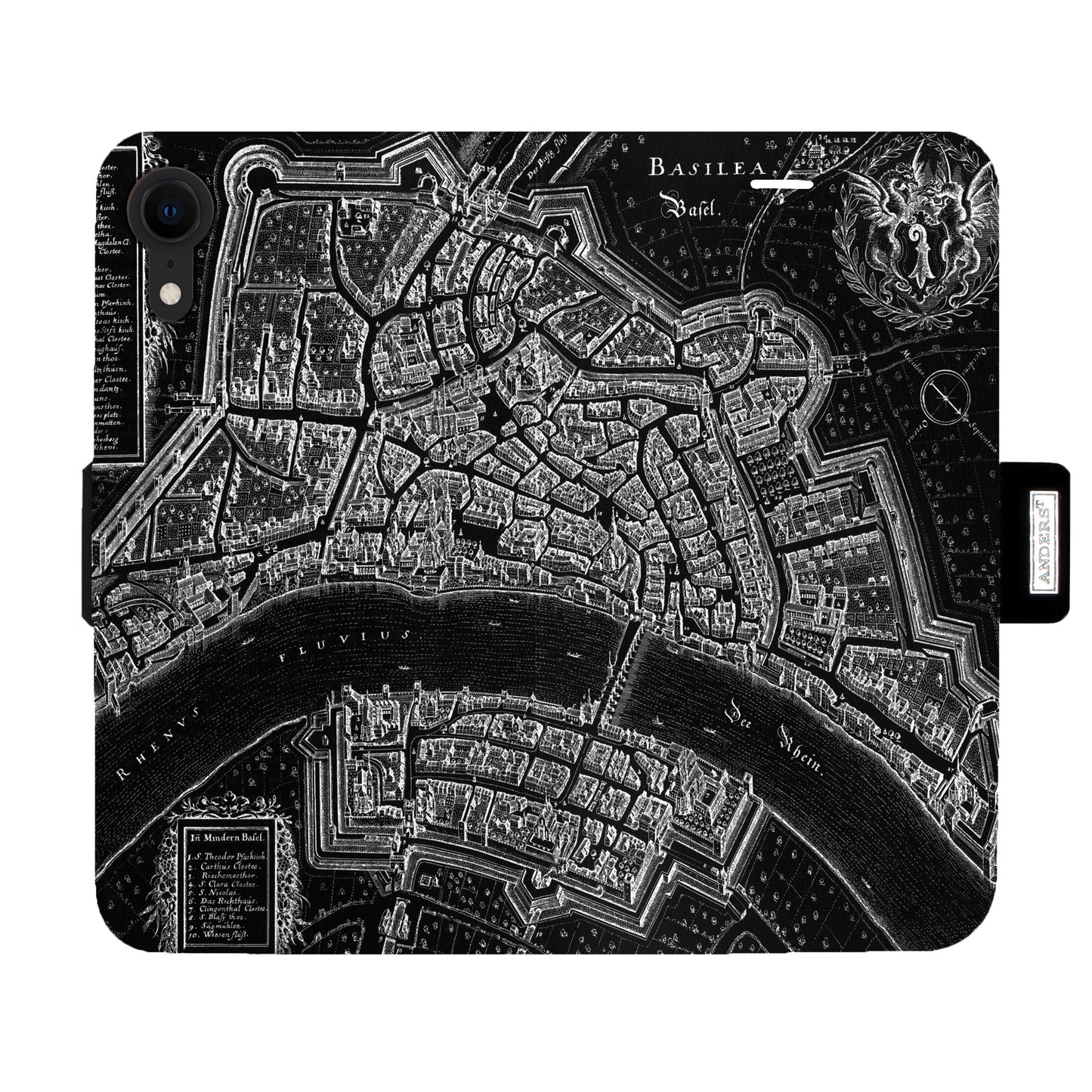 Basel Merian Negativ Victor Case für das iPhone XR