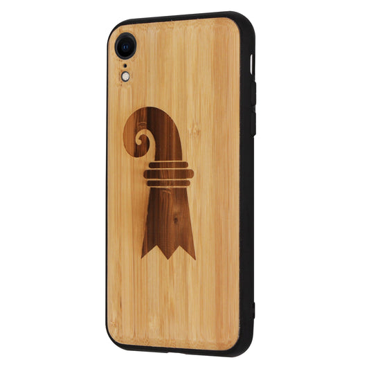 Baslerstab Eden Case made with Bamboo for the iPhone XR