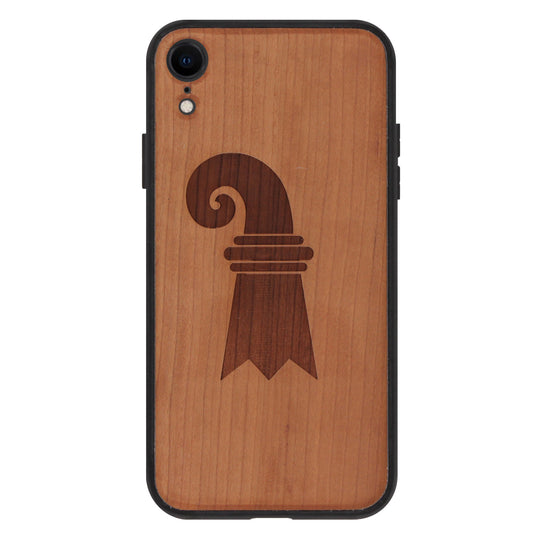 Baslerstab Eden Case made with Cherry Wood for the iPhone XR