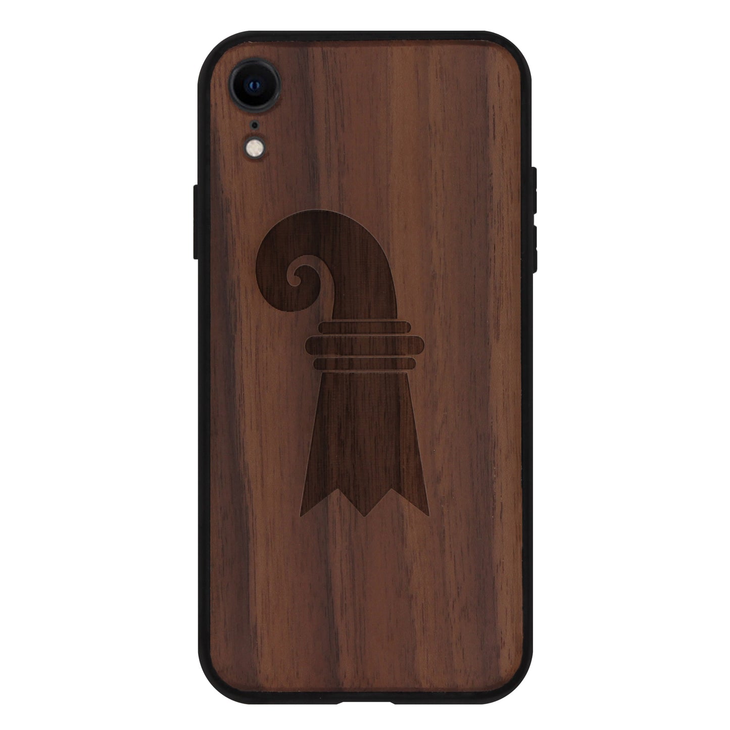 Baslerstab Eden Case aus Nussholz für das iPhone XR