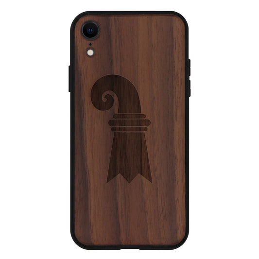 Baslerstab Eden Case made with Walnut Wood for the iPhone XR