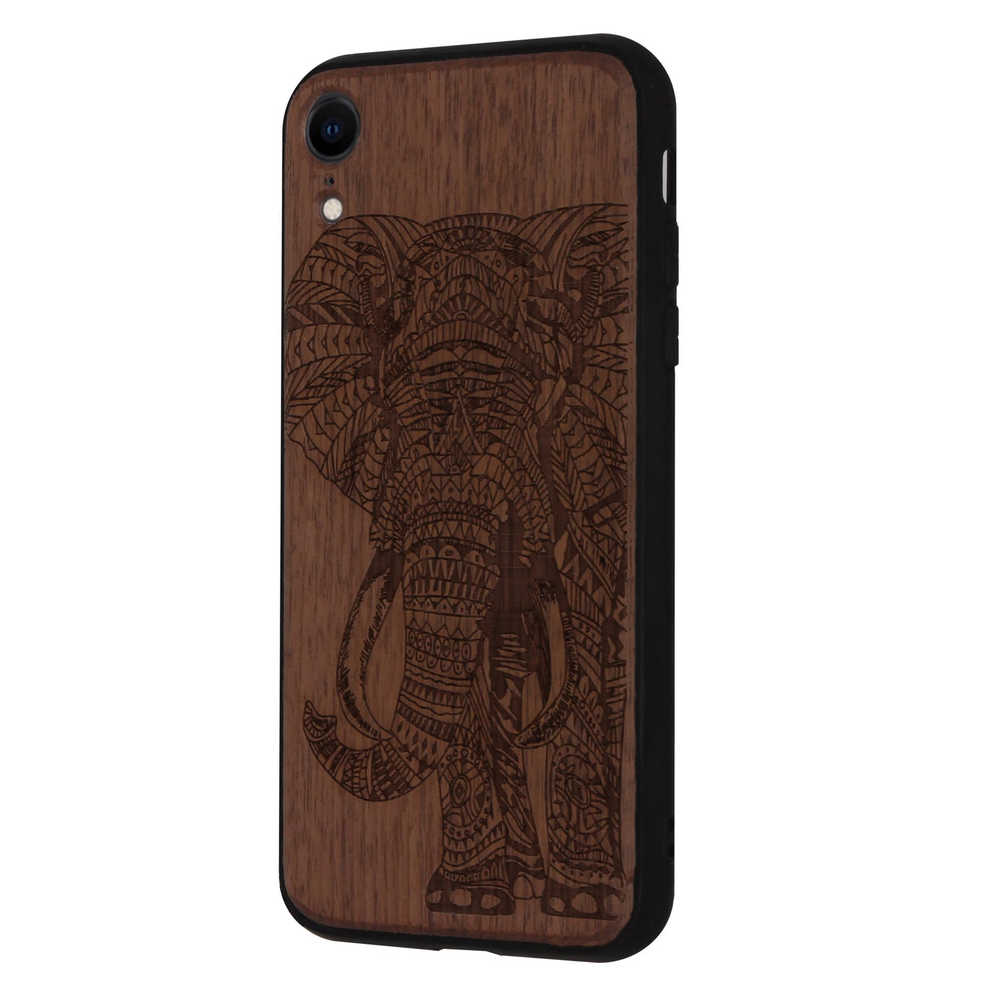 Elephant Eden Case made with Walnut Wood for the iPhone XR