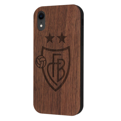 FC Basel Eden Case made with Walnut for the iPhone XR