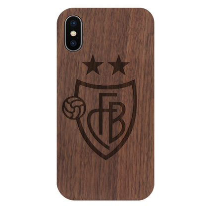 FC Basel Eden Case made with Walnut Wood for the iPhone X / XS