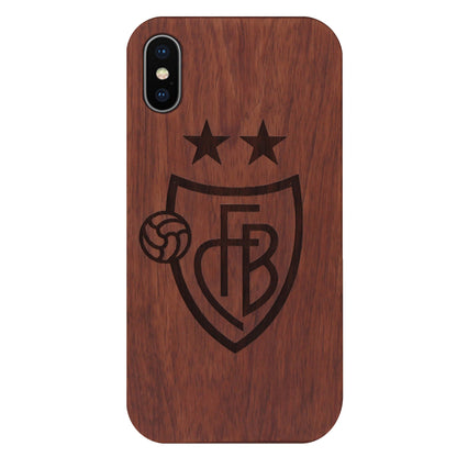 FC Basel Eden Case aus Rosenholz für das iPhone XS Max
