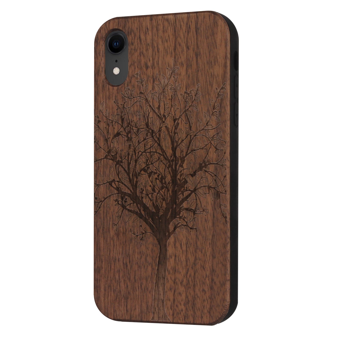 Lebensbaum Eden Case aus Nussholz für das iPhone XR