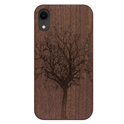 Lebensbaum Eden Case aus Nussholz für das iPhone XR